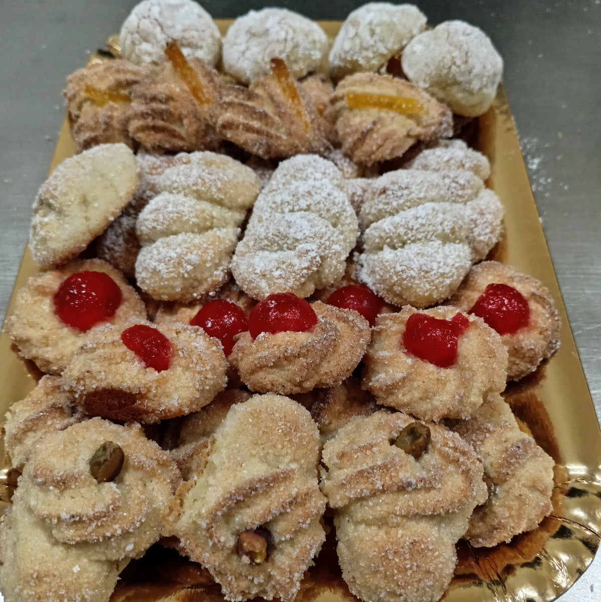 Paste di mandorla siciliane - dolcini di mandorla assortiti - Cucchitella Sciacca Shop - Bar Nuovo Fiore di Sciacca