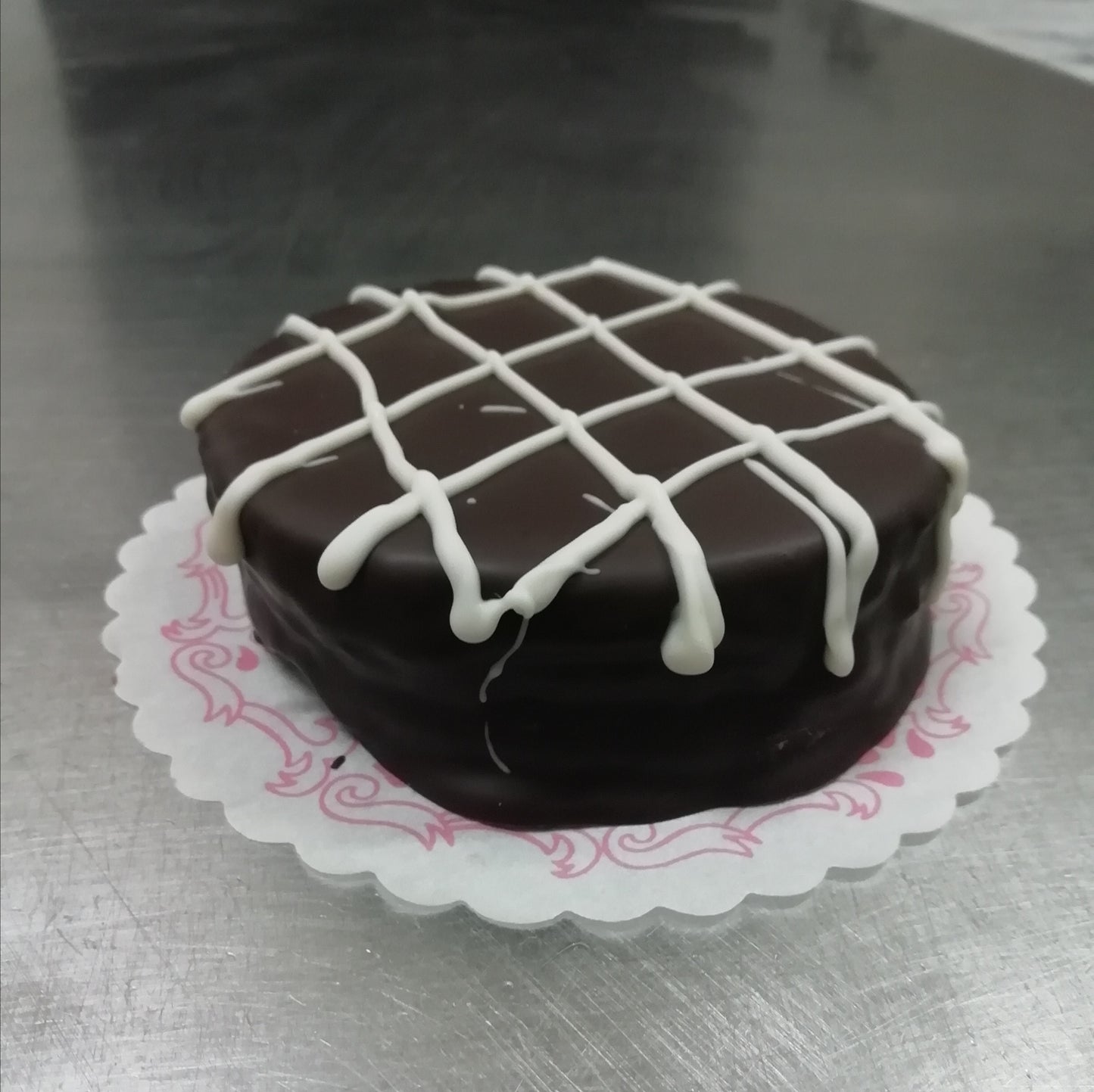 TARTA DE SABOYA DE UNA SOLA ración CON NUTELLA